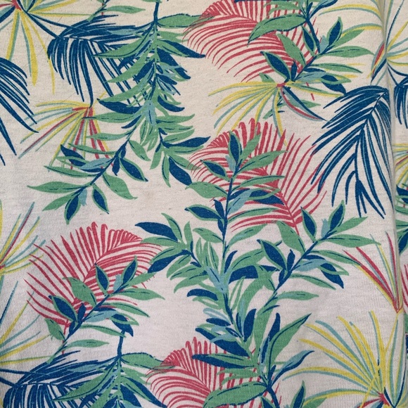 🛍FREE PLANET Tropical Print Pocket Tee-size M - Picture 5 of 7